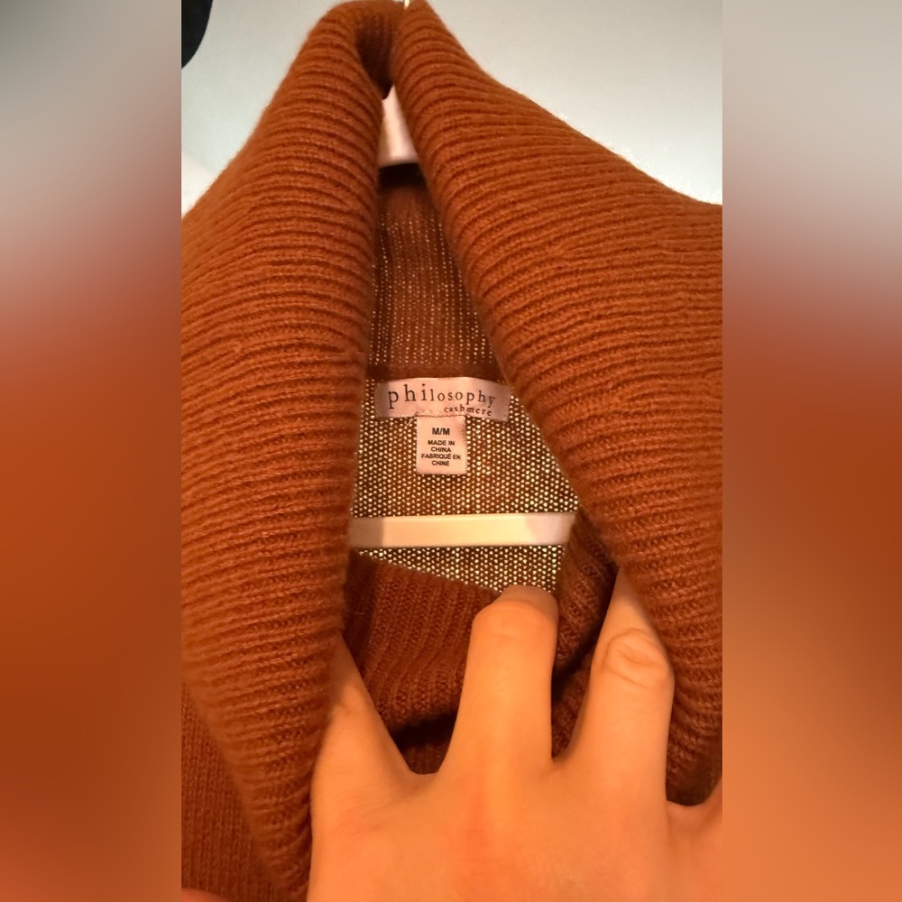 philosophy Turtleneck Cashmere Midi Dress - Picture 6 of 6